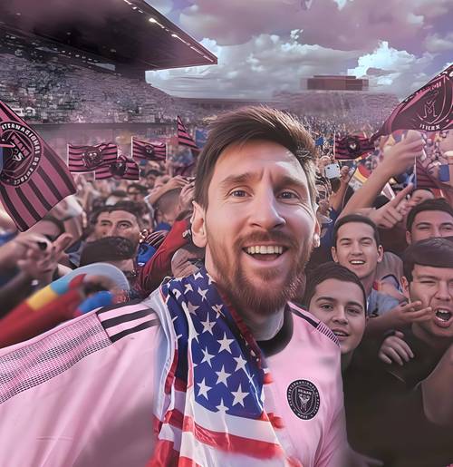 美职联官方晒海报祝贺梅西达成900球：梅西又迎来一个里程碑