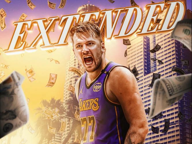 湖人官方海报：球队9连胜东契奇9场砍下30+NBA历史首人！